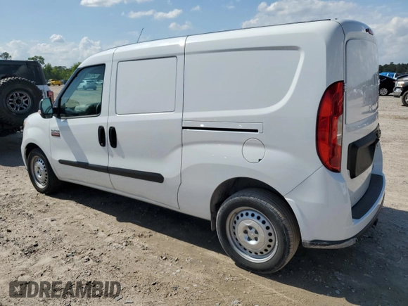 2022 Ram ProMaster City Cargo Tradesman with VIN ZFBHRFAB4N6W88040, listed as a Copart auction lot 54230685 with 58,248 mi miles and Non Repairable. Bid and sale history available at DreamBid. Image 2.