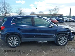 2016 Volkswagen Tiguan S with VIN WVGBV7AX5GW526285, listed as a IAAI auction lot 41445284 with 130,954 mi miles and . Bid and sale history available at DreamBid. Image 12.