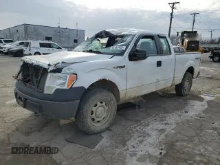 2013 Ford F-150 XL with VIN 1FTEX1EM8DFC06480, listed as a Copart auction lot 42157425 with 0 mi miles and Salvage Title. Bid and sale history available at carsss.com. Image 1.