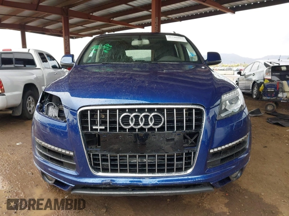 2015 Audi Q7 Premium Plus with VIN WA1LGAFE7FD010831, listed as a IAAI auction lot 41746007 with 106,796 mi miles and . Bid and sale history available at DreamBid. Image 6.