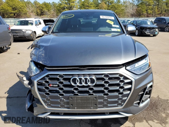 2022 Audi SQ5 Sportback Premium with VIN WA114AFY9N2038747, listed as a Copart auction lot 46199293 with 14,744 mi miles and . Bid and sale history available at DreamBid. Image 5.