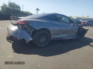 2017 Infiniti Q60 Premium with VIN JN1EV7EK0HM361911, listed as a Copart auction lot 59539525 with Not provided miles and Salvage title. Bid and sale history available at DreamBid. Image 3.