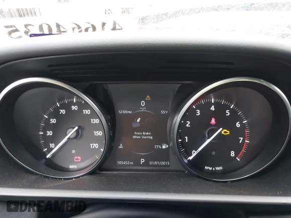 2016 Land Rover Range Rover Sport SE with VIN SALWG2PF6GA107577, listed as a IAAI auction lot 41664035 with 105,452 mi miles and . Bid and sale history available at DreamBid. Image 7.