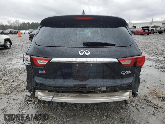 2018 Infiniti QX60 with VIN 5N1DL0MN2JC510411, listed as a Copart auction lot 48258305 with 97,921 mi miles and Salvage Title. Bid and sale history available at carsss.com. Image 6.