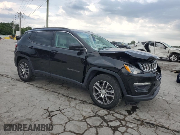 2020 Jeep Compass Latitude z VIN 3C4NJCBBXLT257063, wystawiony jako Copart lot #62596405 z przebiegiem 52 686 mil mil oraz Szkoda całkowita • Salvage title. Historia ofert i sprzedaży dostępna na DreamBid. Obrazek 4.