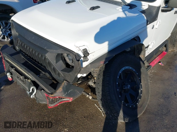 2021 Jeep Wrangler Sport S with VIN 1C4GJXAN2MW663880, listed as a IAAI auction lot 41059915 with 83,867 mi miles and . Bid and sale history available at DreamBid. Image 6.