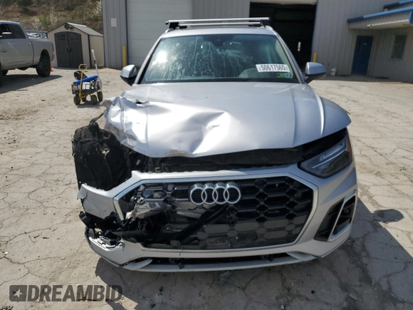 2022 Audi Q5 S line Premium z VIN WA1GAAFYXN2118948, wystawiony jako Copart lot #50617565 z przebiegiem Nie podano mil oraz Szkoda całkowita • Salvage title. Historia ofert i sprzedaży dostępna na DreamBid. Obrazek 5.