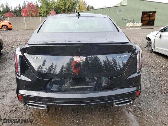 2023 Cadillac CT4 Sport with VIN 1G6DG5RK5P0117343, listed as a Copart auction lot 78180934 with 6,642 mi miles and Salvage Title. Bid and sale history available at carsss.com. Image 6.