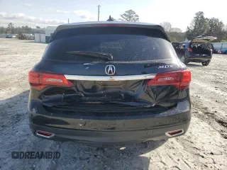 2016 Acura MDX w/Tech with VIN 5FRYD3H44GB008791, listed as a Copart auction lot 49749065 with 141,170 mi miles and Salvage Title. Bid and sale history available at carsss.com. Image 6.