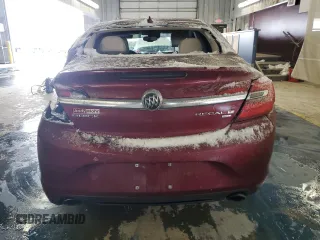 2016 Buick Regal Premium II with VIN 2G4GT5GX4G9142630, listed as a Copart auction lot 45099245 with 0 mi miles and Salvage Title. Bid and sale history available at carsss.com. Image 6.