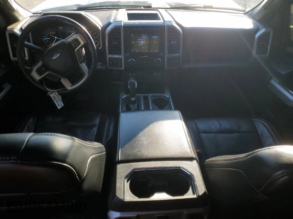 2017 Ford F-150 XL with VIN 1FTEW1EFXHFC29284, listed as a Copart auction lot 46331125 with 153,768 mi miles and Salvage Title. Bid and sale history available at carsss.com. Image 8.