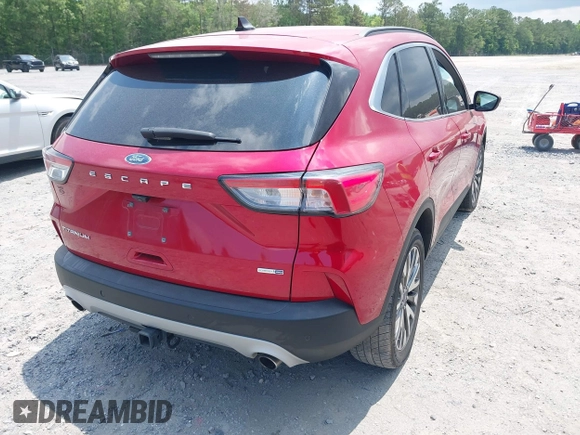 2020 Ford Escape Titanium z VIN 1FMCU9J92LUA39457, wystawiony jako IAAI lot #42222441 z przebiegiem 107 148 mil mil oraz . Historia ofert i sprzedaży dostępna na DreamBid. Obrazek 4.