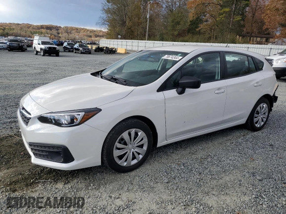 2023 Subaru Impreza with VIN 4S3GTAB65P3715765, listed as a Copart auction lot 78674344 with 22,302 mi miles and Salvage title. Bid and sale history available at DreamBid. Image 1.