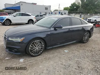 2018 Audi A6 Premium Plus with VIN WAUG8AFC7JN060907, listed as a Copart auction lot 58741655 with 88,026 mi miles and Salvage title. Bid and sale history available at DreamBid. Image 1.