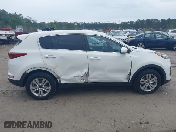 2017 Kia Sportage LX with VIN KNDPM3AC8H7066893, listed as a IAAI auction lot 41567428 with 112,634 mi miles and . Bid and sale history available at carsss.com. Image 6.
