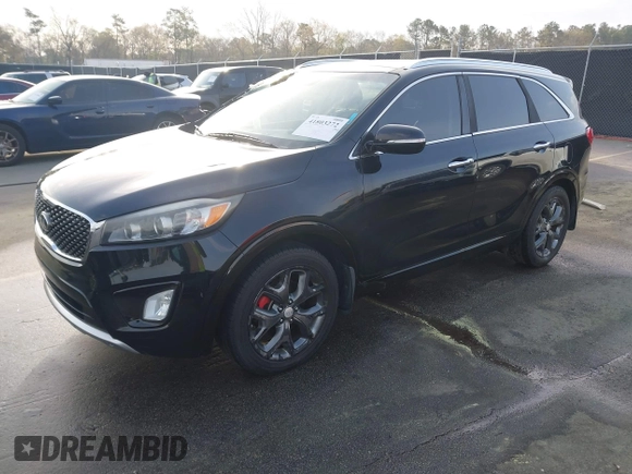 2016 Kia Sorento SX with VIN 5XYPK4A57GG086356, listed as a IAAI auction lot 41803272 with 118,287 mi miles. Bid and sale history available at carsss.com. Image 17.