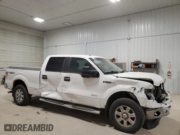 2013 Ford F-150 XL with VIN 1FTFW1ET8DKF57962, listed as a Copart auction lot 52625295 with 193,982 mi miles and Salvage Title. Bid and sale history available at carsss.com. Image 4.
