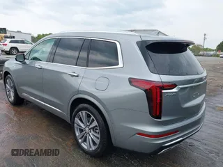 2024 Cadillac XT6 FWD Premium Luxury with VIN 1GYKPCRS0RZ748048, listed as a IAAI auction lot 42043117 with 7,232 mi miles. Bid and sale history available at carsss.com. Image 3.