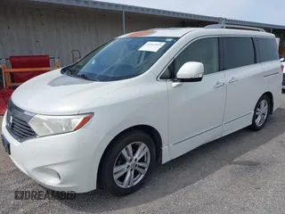 2012 Nissan Quest SL with VIN JN8AE2KP2C9047577, listed as a IAAI auction lot 42161933 with 116,930 mi miles and . Bid and sale history available at carsss.com. Image 2.