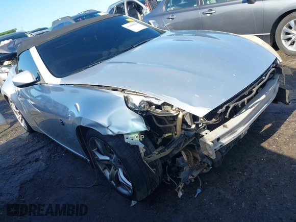 2012 Nissan 370Z Touring with VIN JN1AZ4FH4CM371189, listed as a IAAI auction lot 41088025 with 74,076 mi miles. Bid and sale history available at carsss.com. Image 1.