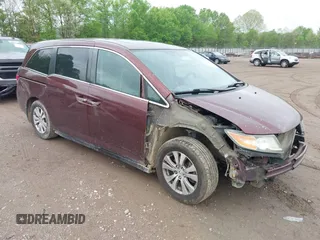 2016 Honda Odyssey EX-L z VIN 5FNRL5H63GB072391, wystawiony jako IAAI lot #41997774 z przebiegiem 219 788 mil mil oraz . Historia ofert i sprzedaży dostępna na DreamBid. Obrazek 1.