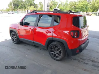 2021 Jeep Renegade Latitude with VIN ZACNJCBBXMPM51713, listed as a IAAI auction lot 42339289 with 44,763 mi miles and . Bid and sale history available at DreamBid. Image 3.