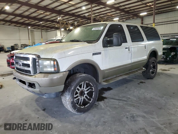 2003 Ford Excursion Eddie Bauer with VIN 1FMSU45P23EC07826, listed as a Copart auction lot 83909884 with 261,656 mi miles and Clean title. Bid and sale history available at DreamBid. Image 1.