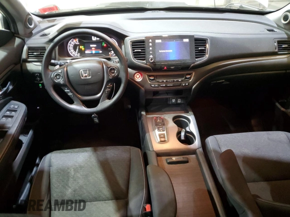 2021 Honda Ridgeline Sport with VIN 5FPYK3F11MB002286, listed as a Copart auction lot 86037244 with 29,413 mi miles and Salvage title. Bid and sale history available at DreamBid. Image 8.