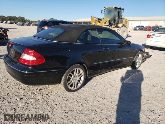 2009 Mercedes-Benz CLK 350 with VIN WDBTK56F69T107693, listed as a Copart auction lot 75328314 with 120,273 mi miles and Salvage Title. Bid and sale history available at DreamBid. Image 3.