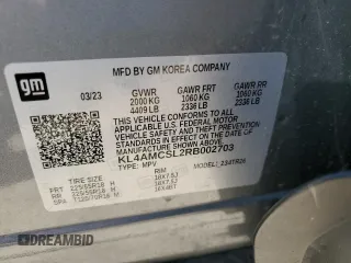 2024 Buick Encore GX Preferred z VIN KL4AMCSL2RB002703, wystawiony jako Copart lot #54006835 z przebiegiem 47 607 mil mil oraz Szkoda całkowita • Salvage title. Historia ofert i sprzedaży dostępna na DreamBid. Obrazek 14.