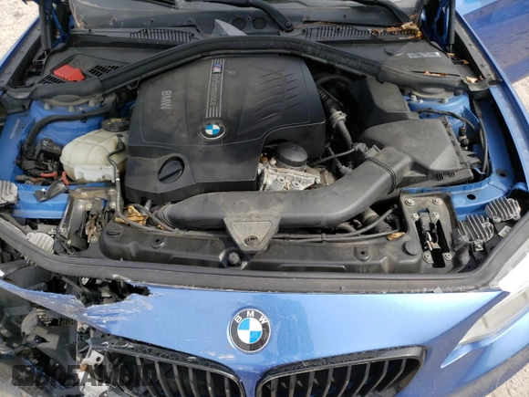 2016 BMW 2 Series M235i xDrive with VIN WBA1J9C52GV372057, listed as a Copart auction lot 71236354 with 89,420 mi miles and Salvage Title. Bid and sale history available at carsss.com. Image 11.