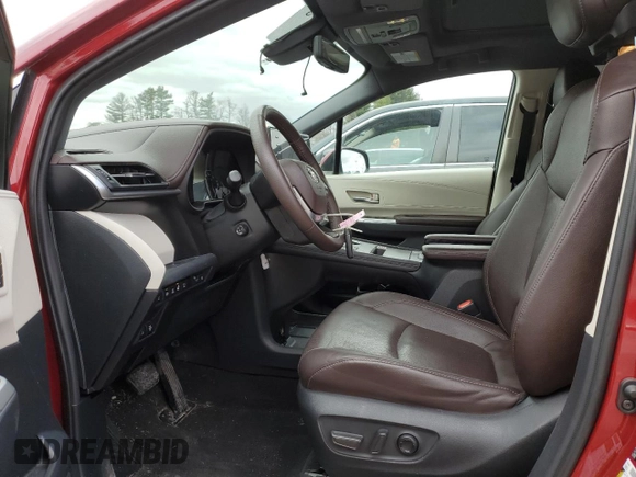 2021 Toyota Sienna Limited with VIN 5TDERKEC4MS008860, listed as a Copart auction lot 48590915 with 61,434 mi miles and Salvage Title. Bid and sale history available at carsss.com. Image 7.