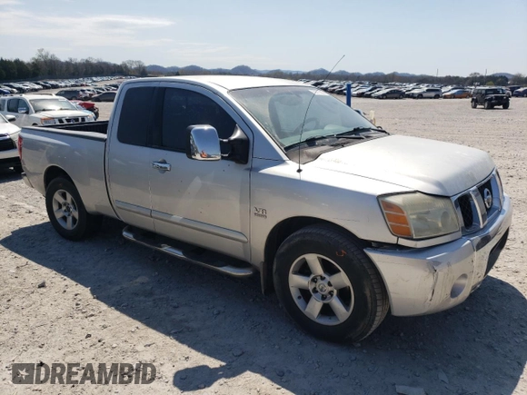 2004 Nissan Titan SE with VIN 1N6AA06AX4N548238, listed as a Copart auction lot 50577505 with 275,787 mi miles and Salvage Title. Bid and sale history available at carsss.com. Image 4.