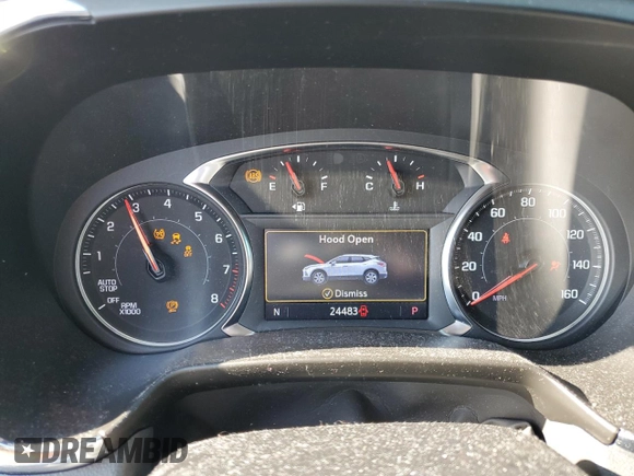 2023 Chevrolet Blazer LT with VIN 3GNKBDRS1PS101461, listed as a Copart auction lot 79771004 with 24,483 mi miles and Salvage title. Bid and sale history available at DreamBid. Image 9.