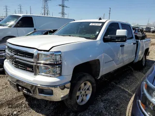 2014 Chevrolet Silverado 1500 LT with VIN 3GCUKREC5EG392513, listed as a Copart auction lot 49750165 with 163,793 mi miles and Salvage Title. Bid and sale history available at DreamBid. Image 1.