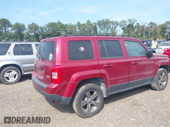 2015 Jeep Patriot High Altitude with VIN 1C4NJRFB5FD376338, listed as a IAAI auction lot 40358411 with 85,019 mi miles and . Bid and sale history available at carsss.com. Image 4.