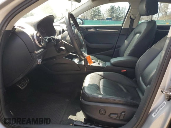 2015 Audi A3 1.8T Premium with VIN WAUACGFFXF1003701, listed as a Copart auction lot 51158475 with 92,166 mi miles and Salvage Title. Bid and sale history available at carsss.com. Image 7.