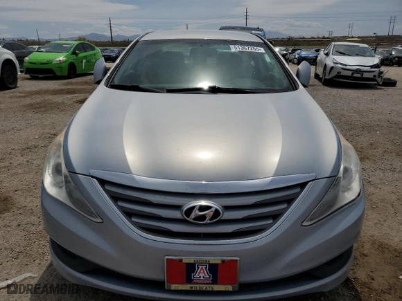 2014 Hyundai Sonata GLS with VIN 5NPEB4AC5EH842617, listed as a Copart auction lot 51367265 with 163,467 mi miles and Salvage Title. Bid and sale history available at carsss.com. Image 5.