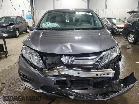 2019 Honda Odyssey EX with VIN 5FNRL6H53KB002850, listed as a Copart auction lot 46446265 with 57,278 mi miles and Salvage Title. Bid and sale history available at carsss.com. Image 5.