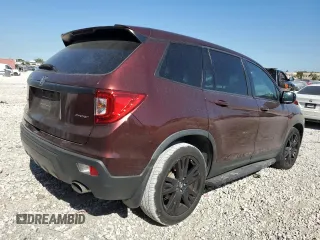2019 Honda Passport Sport with VIN 5FNYF7H2XKB006263, listed as a Copart auction lot 49761595 with 54,678 mi miles and Non repairable. Bid and sale history available at DreamBid. Image 3.