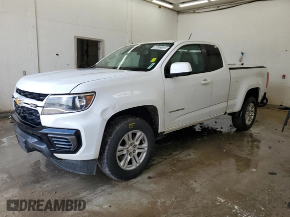 2021 Chevrolet Colorado 2WD LT with VIN 1GCHSCEA9M1238526, listed as a Copart auction lot 60632835 with 96,140 mi miles and Clean title. Bid and sale history available at DreamBid. Image 1.