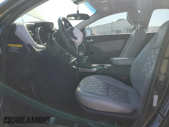 2014 Kia Optima SXL Turbo with VIN 5XXGR4A61EG291788, listed as a Copart auction lot 57688525 with 166,836 mi miles and Salvage title. Bid and sale history available at DreamBid. Image 7.