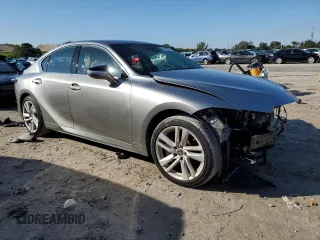 2021 Lexus IS 300 with VIN JTHCA1D2XM5115885, listed as a Copart auction lot 84969564 with 13,320 mi miles and Salvage title. Bid and sale history available at DreamBid. Image 4.
