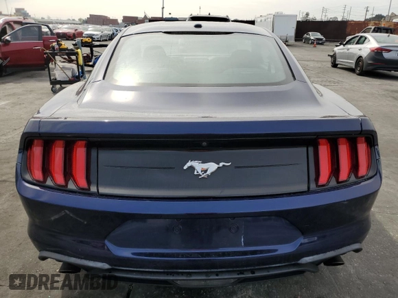 2020 Ford Mustang EcoBoost with VIN 1FA6P8TH6L5130481, listed as a Copart auction lot 47137745 with 56,408 mi miles and Salvage Title. Bid and sale history available at carsss.com. Image 6.