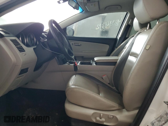 2012 Mazda CX-9 Touring with VIN JM3TB3CV3C0355479, listed as a Copart auction lot 58723425 with 151,656 mi miles and Non repairable. Bid and sale history available at DreamBid. Image 7.