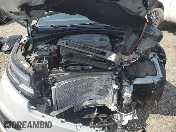 2025 Land Rover Range Rover Velar Dynamic SE with VIN SALYL2EXXSA393426, listed as a Copart auction lot 72162424 with 816 mi miles and Salvage title. Bid and sale history available at DreamBid. Image 12.