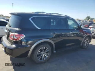 2019 Nissan Armada SL with VIN JN8AY2ND6K9090388, listed as a Copart auction lot 68142274 with 98,736 mi miles and Salvage Title. Bid and sale history available at carsss.com. Image 3.