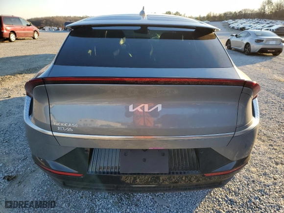 2024 Kia EV6 Wind with VIN KNDC34LA3R5200421, listed as a Copart auction lot 87852815 with 0 mi miles and Salvage Title. Bid and sale history available at carsss.com. Image 6.
