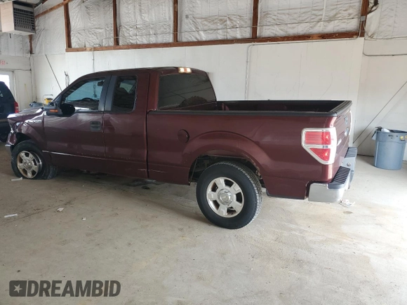 2010 Ford F-150 XL with VIN 1FTFX1CV0AFA82944, listed as a Copart auction lot 62912345 with 104,967 mi miles and Salvage title. Bid and sale history available at DreamBid. Image 2.