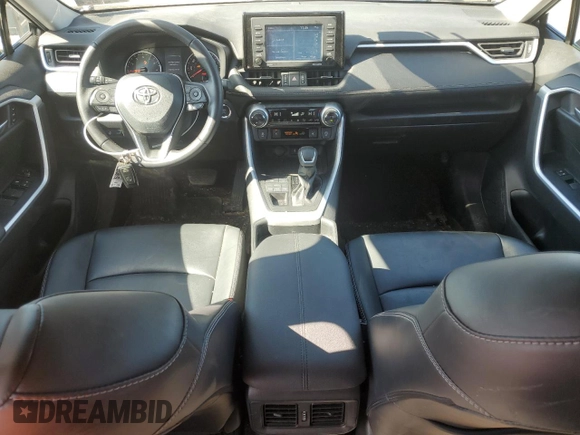 2021 Toyota RAV4 XLE Premium with VIN 2T3A1RFV4MC193667, listed as a Copart auction lot 48061175 with 19,845 mi miles and Salvage title. Bid and sale history available at DreamBid. Image 8.